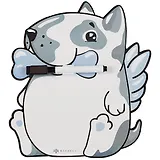 Доска маркерная 20*22см "Собака с крыльями"