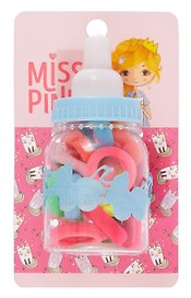 Набор резинок `MISS PINKY` `BASIC` 16 шт bottle (122172)