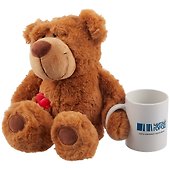 Мягкая игрушка Мишка, с сердечком 32 см цв. в ассорт. - 2