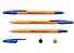 Ручки шариковые Erich Krause, R-301 Orange Stick, синие 0,7 мм 4 штуки - 1