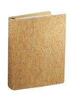 Тетрадь 160л кл. "CORK.ПРОБКА.КРИСТАЛЛЫ" на кольцах, смен.блок, интегр.обл., Альт