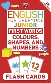 Junior First Words Colours, Shapes, and Numbers. Flash Cards
