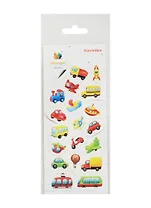 Набор для творчества, ЛИПЛЯНДИЯ, Наклейки многоразовые, Транспорт 1669