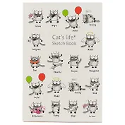 Скетчбук «Cats life», 120 листов