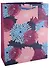 Пакет А3 32*42*11,5 "Flowers" жен., бум., тиснение, тег - 0