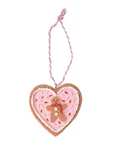 Новогоднее подвесное украшение Пряник Сердечко (6x5,5) (94588)