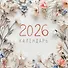 Календарь 2026г 320*320 "Цветы. 1" настенный, на спирали - 0