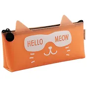Пенал на молнии «Кошка: hello meow», 20 х 8 см