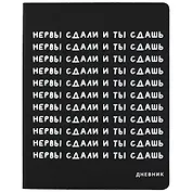 Дневник школьный GoodMark, "Нервы сдали и ты сдашь"
