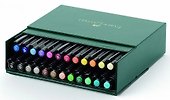 Ручки капиллярные"Pitt Artist Pen Brush" ассорти, 24шт., студийная коробка, Faber-Castell - 1