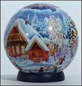 Пазл-шар 60 Новогодняя коллекция (ассорт.) (98131) (коробка) (ст.18)