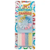 Набор свечей для торта (24шт) (6см)
