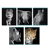 Тетрадь в клетку Listoff, "В мире дикой природы", 96 листов