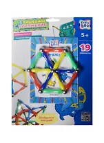 Магнитный конструктор Шестиугольник (1147) (19 элементов) (Волшебное притяжение) (5+) (блистер)