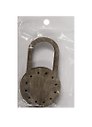 Заготовка из дерева, замок круглый, 1 шт, 10*5,5 см, серый (11-00410-15-2300)
