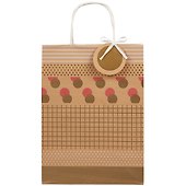 Пакет А4 30*22*11 Dots and Lines жен., крафт - 1