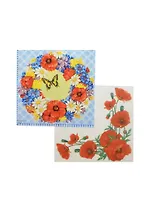 Набор салфеток для Декупажа Красочный венок (TL314001/LU581214) (2шт) (упаковка)