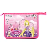 Папка для тетрадей А5 "Сказочные красотки" на молнии, пластик, Канцбург