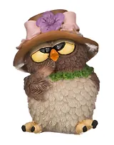 Фигурка Сова в шляпке 10см  (537-253)