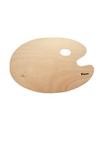 Палитра для смешивания красок деревянная, овальная, 30х40см, Pinax