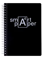 Тетрадь в клетку Listoff, "Smart. Черный", А4, 96 листов