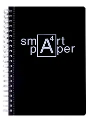 Тетрадь в клетку Listoff, "Smart. Черный", А4, 96 листов