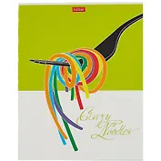 Тетрадь в клетку Hatber, Crazy food, 80 листов, в ассортименте