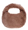 Сумочка плюшевая Коричневая (29х34)