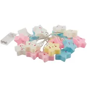 Гирлянда LED «Звёзды цветные», 20 звёзд