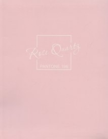 Книга для записей А5+ 96л кл. "Rose Quartz" интеграл.перепл., матов.ламин., выб.лак.
