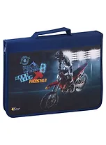 Папка для труда А4 "Мотофристайлер", картон, ручки