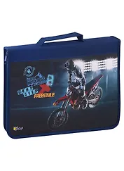 Папка для труда А4 "Мотофристайлер", картон, ручки