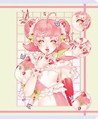 Тетрадь общая «Cute girls (Эксклюзив)», 48 листов в клетку, A5, в ассортименте - Listoff - 1