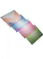 Папка-конверт А4 на кнопке "Полосы", ассорти