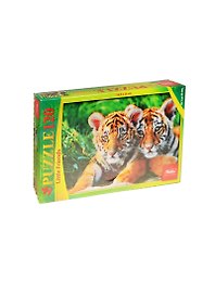 Пазлы 120 А5ф Тигрята (120П35_07109) (16,5х23см) (3-99л.) (Hatber) (коробка)