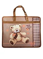 Папка для тетрадей А4 (34*25) с ручками 1отд., "Мой мишка",  Феникс