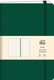 Книга для записей А4 96л кл. "Joy Book. Заколдованный лес" иск.кожа, тонир.блок, скругл.углы, ляссе, резинка, инд.уп.