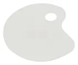 Палитра для смешивания красок, овальная, плоская