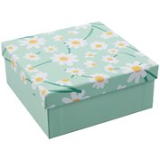 Коробка подарочная "Sharming flowers" 15*15*6,5см, картон, квадрат