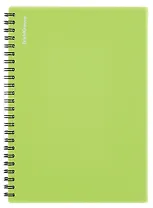 Тетрадь 80 листов, клетка, "Reef" спираль, лайм, Erich Krause