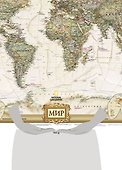 Мир: Карта односторонняя National Geographic - 1