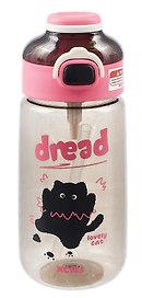 Бутылка Котик черный Dread (пластик) (700 мл)