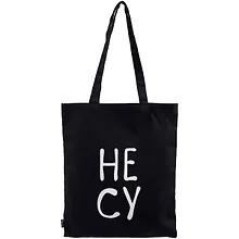 Сумка-шоппер НеСу черная, текстиль 40см.*35см.