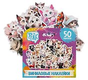 Набор виниловых наклеек (Котики)