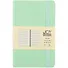 Записная книжка А6 96л лин. "Joy Book. Снежная мята" иск.кожа, тв.переплет, ляссе, резинка, инд.уп. - 0
