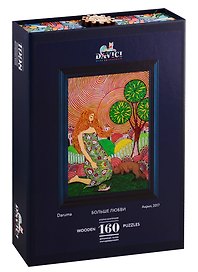 Деревянный пазл «Больше любви» 160 элементов, Davici