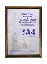 Фоторамка пластик 21*30, 280 бронза/карел.береза, Канцбург