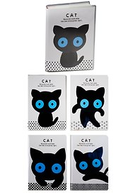 Записная книжка «Cat» А7, 80 листов в линейку