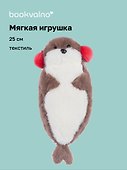 Мягкая игрушка Нерпа в наушниках (25 см), Bookvalno - 0