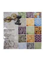 Бумага д/скрапбукинга Chronology (11062703) (32л. х 16диз.) (15,2х15,2см) (упаковка)